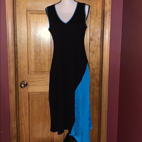 DKNY Sleeveless Asymmetrical Hem Tank Dress M - Picture 4 of 12